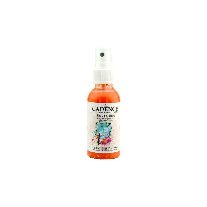 Pintura textil en spray naranja